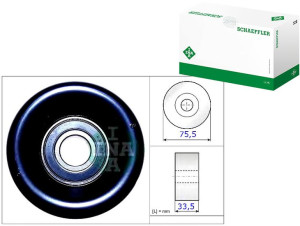 Rolka Napinacza Paska Wielorowk. Honda 2,0 2,4 Acc