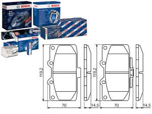 Klocki Hamulcowe Subaru Impreza 2.0/2.5 06.98-12.0
