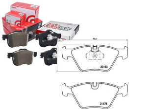 Klocki Hamulcowe Bmw 3 E46 99-05 Brembo