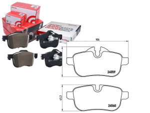 Klocki Hamulcowe Bmw Z4 E89 09- Tył Brembo
