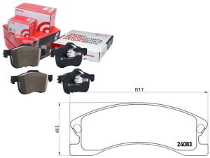 Klocki Hamulcowe Jeep Grand Cherokee Ii 99-05 Brem