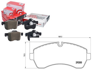 Klocki Hamulcowe Mercedes Sprinter 5-t 06- Brembo