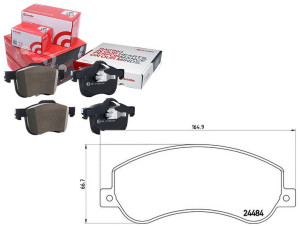 Klocki Hamulcowe Vw Amarok 10- Przód Brembo