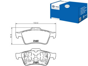 Klocki Hamulcowe Hella Pagid 44060av625 44060av725