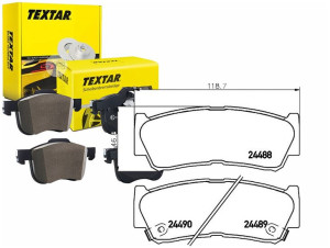 Klocki Hamulcowe Hyundai Tył Santa Fe 06-08 Textar