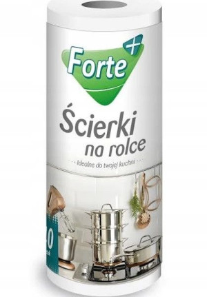 FORTE Ścierki na rolce do polerowania 40szt