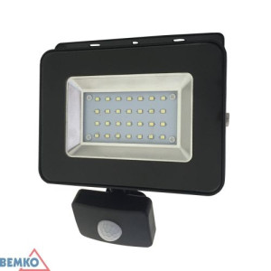 Naświetlacz LED z czujnikiem ruchu LOFOT 20W Czarny