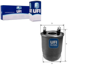 Filtr Paliwa Diesel Ufi