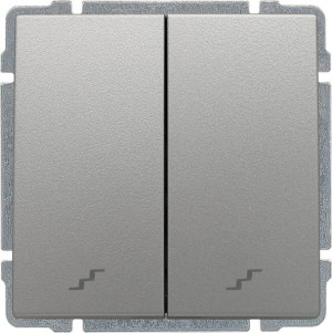 Łącznik podwójny schodowy aluminium Kos66