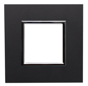 Ramka 1-krotna  metal onyx Dante