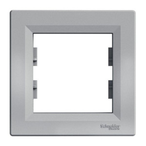 Ramka 1-krotna aluminium Asfora