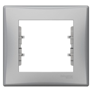 Ramka 1-krotna aluminium Sedna