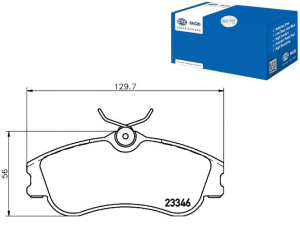 Klocki Hamulcowe Hella Pagid 425213 425378 E172073