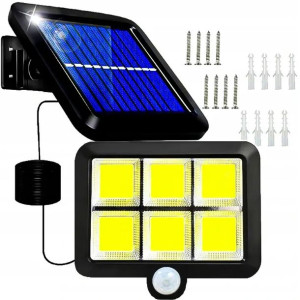 Lampa Solarna 120 Led Z Czujnikiem Ruchu + Gratis