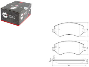 Klocki Hamulcowe Chrysler Voyager 00-08 A.b.s.