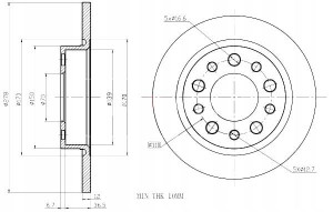 Tarcze Ham. 2szt Alfa T. 159 05- Maxgear