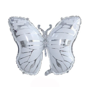 Balon 22" Motyl Srebrny