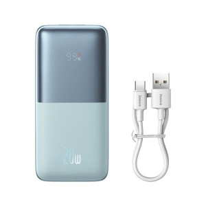 Baseus Bipow Pro | Power Bank 10000mAh 20W z kablem USB-C PD QC Samsung AFC