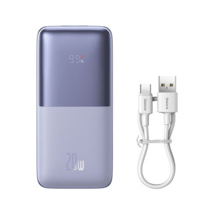 Baseus Bipow Pro | Power Bank 10000mAh 20W z kablem USB-C PD QC Samsung AFC