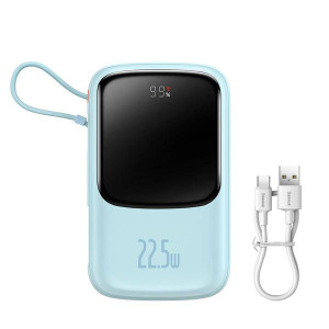 Baseus Qpow Pro | Power Bank 10000mAh PD 22.5W QC3.0 z kablem USB-C