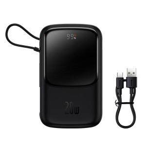 Baseus Qpow Pro | Power Bank 10000mAh PD 20W QC 3.0 z kablem Lightning (do