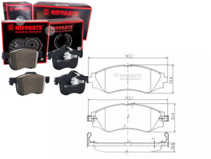 Klocki Hamulcowe Chevrolet Evanda 2.0 Nipparts Nip