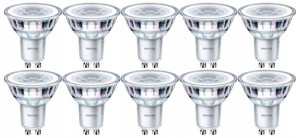 10x Żarówka Led 3,5w (35w) Nw 4000k Gu10 Philips