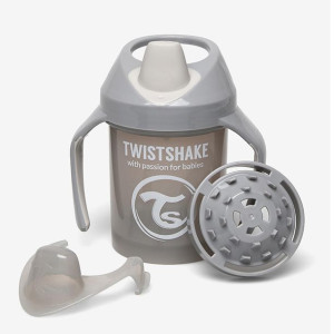 TWISTSHAKE Kubek Mini Cup Pastel Grey 230 ml 4+m
