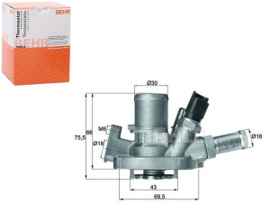 Termostat Fiat 80c 1,4 Behr