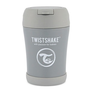 TWISTSHAKE Termos insulated Food Container 350ml Grey