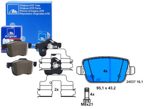 Klocki Hamulcowe Ford Tył Focus Galaxy Kuga Mondeo