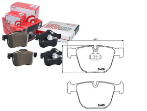Klocki Hamulcowe Bmw X5 E70 09- Tył M Brembo