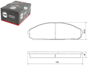 Klocki Hamulcowe Nissan Patrol Gr 4.2 91-97 A.b.s.