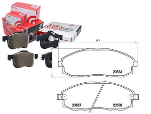 Klocki Hamulcowe Hyundai Starex 97- Brembo