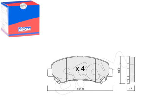Klocki Hamulcowe Nissan Qashqai 07- Cifam