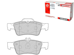 Klocki Hamulcowe Mercedes Tył W211 W212 W220 W221