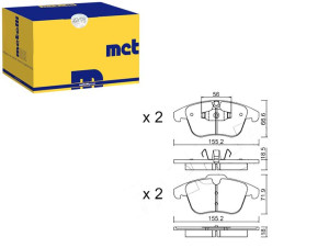 Klocki Hamulcowe Citroen C5 Iii Peugeot 508 Metell
