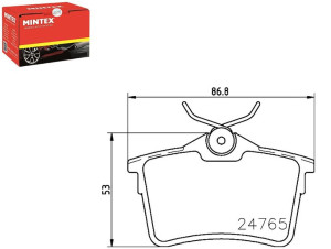 Klocki Hamulcowe Mintex 425415 425414 425429 16085