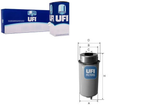 Filtr Paliwa Diesel Landrover Defender Ufi