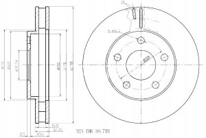 Tarcze Ham. 2szt Opel P. Sintra Maxgear