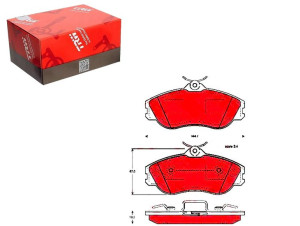 Klocki Hamulcowe Vw Przód A80 100 200 82-95 Z Czuj