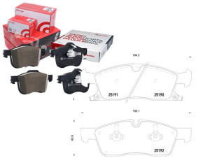 Klocki Hamulcowe Jeep Grand Cherokee 10- Przód Bre