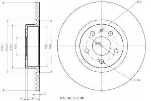 Tarcze Ham. 2szt Alfa P. 147 156 1.6-1.9b Jtd Maxgear