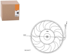 Wentylator Chłodnicy Vw A80 A6 90- Nrf