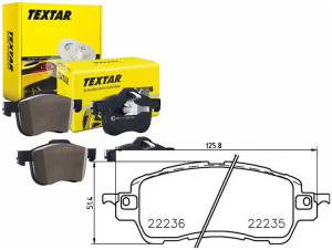 Klocki Hamulcowe Mazda Przód 2 1,5 14- Textar