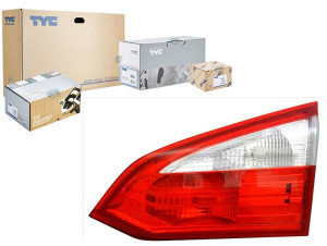 Lampa (część Wewnętrzna Kolor Szkła Czerwony) Ford