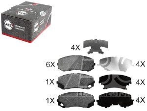 Klocki Hamulcowe Mitsubishi Canter 05-12 Przód A.b