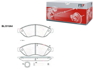 Klocki Hamulcowe Citroen Jumper Fiat Ducato Peugeo
