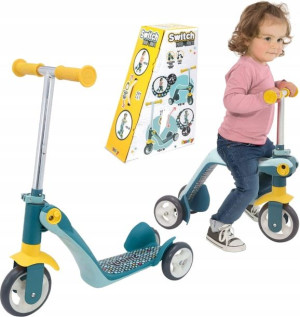 Smoby Switch Hulajnoga Rowerek Biegowy Pojazd 2w1