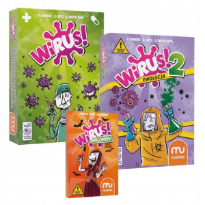 Zestaw Wirus! + Wirus Halloween + Wirus 2 Ewolucja